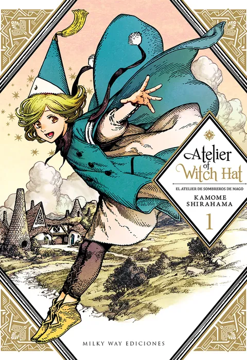 Portada del tomo 1 de Atelier of Witch Hat, Milky Way Ediciones