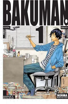 Portada del tomo 1 de Bakuman, Norma Editorial
