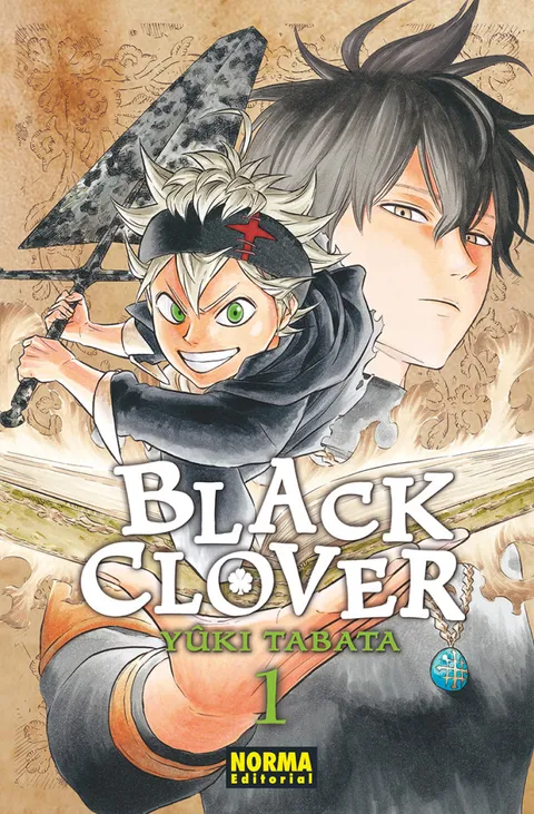 Portada del tomo 1 de Black Clover, Norma Editorial