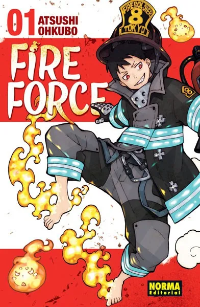 Portada del tomo 1 de Fire Force, Norma Editorial
