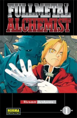 Portada del tomo 1 de Fullmetal Alchemist, Norma Editorial
