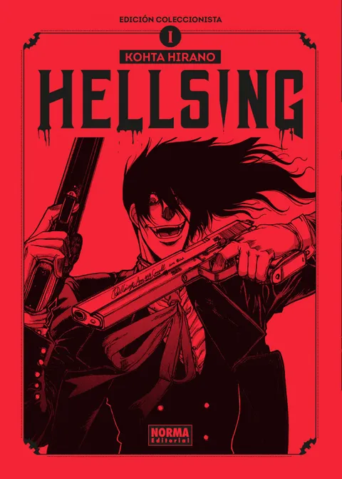 Portada del tomo 1 de Hellsing, Norma Editorial