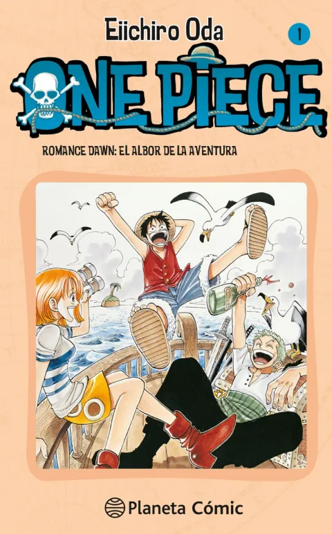Portada del tomo 1 de One Piece, Planeta Cómic