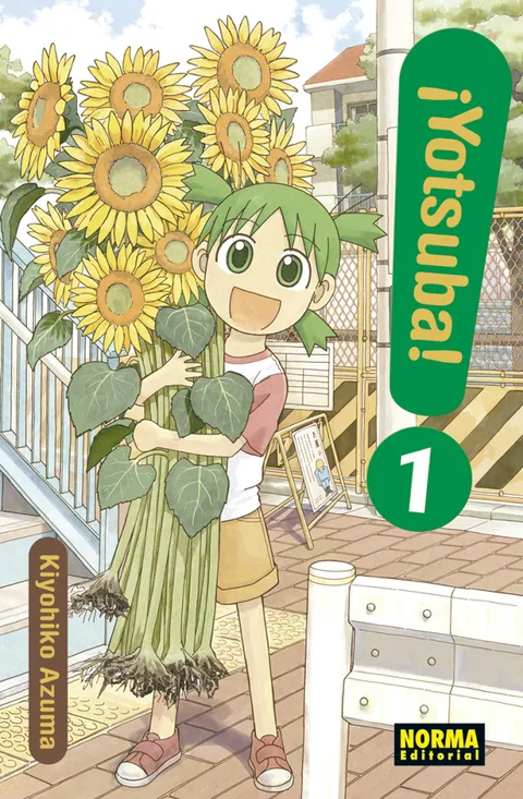 Portada del tomo 1 de ¡Yotsuba!, Norma Editorial